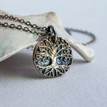 Load image into Gallery viewer, Sterling Silver Tree of Life Pendant