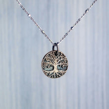 Load image into Gallery viewer, Sterling Silver Tree of Life Pendant