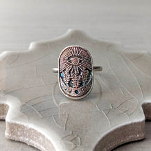 Load image into Gallery viewer, Sterling Silver All Seeing Eye Ring