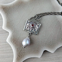 Load image into Gallery viewer, Twin Birds Devotional Talisman Necklace