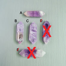 Load image into Gallery viewer, Tranquility Talisman Ring: Amethyst Double Terminated Crystal Ring