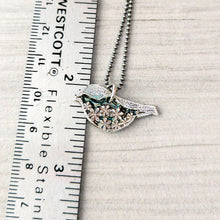 Load image into Gallery viewer, Sterling Silver Chickadee Pendant