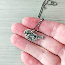 Load image into Gallery viewer, Sterling Silver Chickadee Pendant