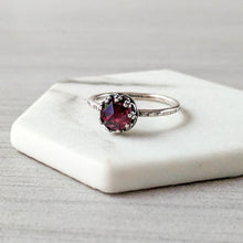Load image into Gallery viewer, Vintage-Inspired Garnet Ring