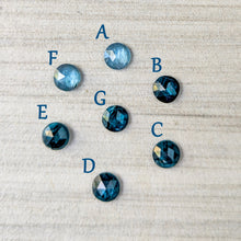 Load image into Gallery viewer, Sterling Silver Rose Cut Kyanite Vintage Crown Ring: Essential Gemstones
