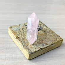 Load image into Gallery viewer, Rose Quartz Ring: Unconditional Love Talisman, Essential Gemstones