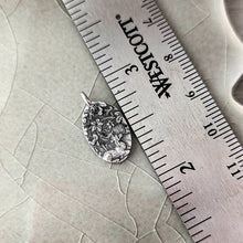 Load image into Gallery viewer, Sterling Silver Stag Pendant: Artisan Crafted Woodland Scene Charm