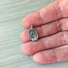 Load image into Gallery viewer, Sterling Silver Stag Pendant: Artisan Crafted Woodland Scene Charm