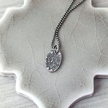 Load image into Gallery viewer, Sterling Silver Stag Pendant: Artisan Crafted Woodland Scene Charm