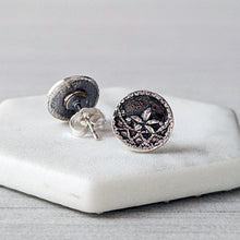 Load image into Gallery viewer, Egyptian Star Flower Sterling Silver Stud Earrings