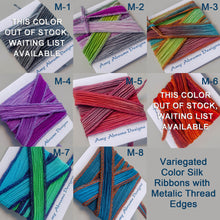 Load image into Gallery viewer, Sterling Silver Mehndi Silk Ribbon Wrap Bracelet