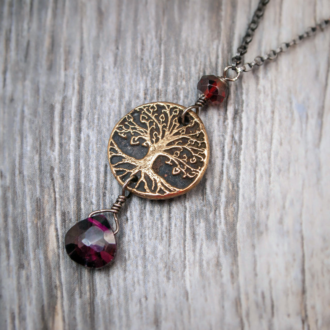 Dainty Tree Of Life Talisman Necklace