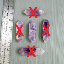 Load image into Gallery viewer, Tranquility Talisman Ring: Amethyst Double Terminated Crystal Ring
