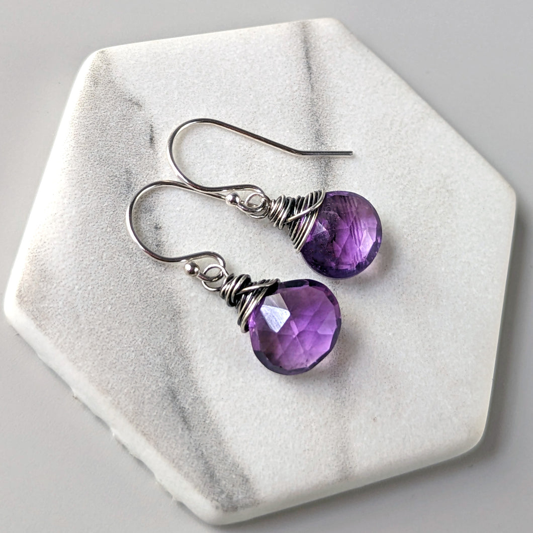 Amethyst Dangle Earrings