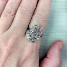 Load image into Gallery viewer, Sterling Silver All Seeing Eye Ring
