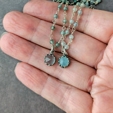 Load image into Gallery viewer, Romantic Aquamarine Pendant Necklace
