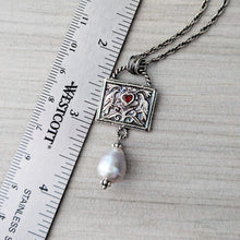 Load image into Gallery viewer, Twin Birds Devotional Talisman Necklace
