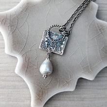 Load image into Gallery viewer, Twin Birds Devotional Talisman Necklace
