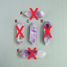 Load image into Gallery viewer, Tranquility Talisman Ring: Amethyst Double Terminated Crystal Ring
