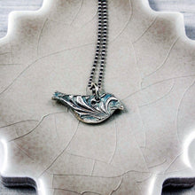 Load image into Gallery viewer, Sterling Silver Chickadee Pendant
