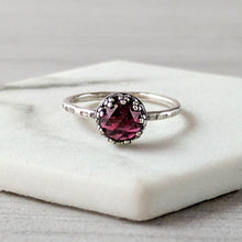 Load image into Gallery viewer, Vintage-Inspired Garnet Ring
