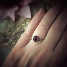 Load image into Gallery viewer, Vintage-Inspired Garnet Ring
