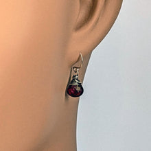 Load image into Gallery viewer, Garnet Dangle Earrings
