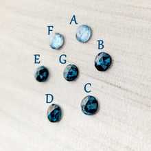 Load image into Gallery viewer, Sterling Silver Rose Cut Kyanite Vintage Crown Ring: Essential Gemstones
