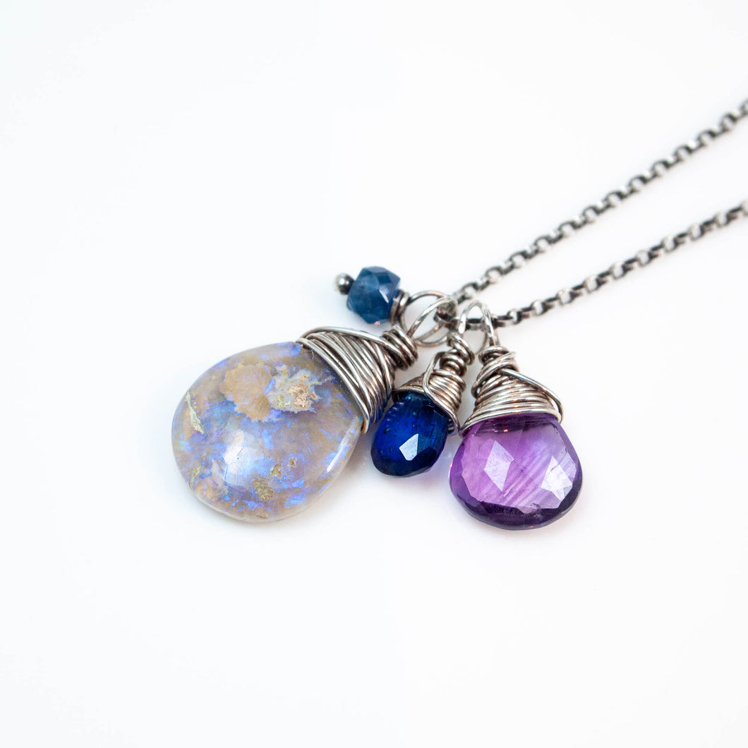 Austrialian Opal Necklace: Talisman for Tranquility and Balance